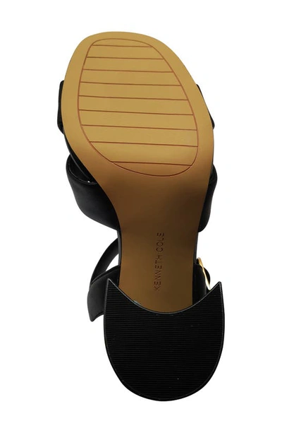 Kenneth Cole Women's Lessia Ankle Strap High Heel Sandals In Black