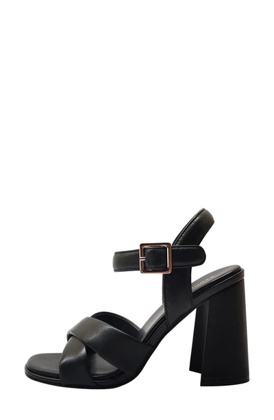 Shop Kenneth Cole Lessia Ankle Strap Sandal In Black