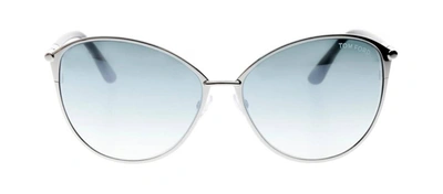 Tom Ford Penelope Ft0320 16w Cat Eye Sunglasses In Blue
