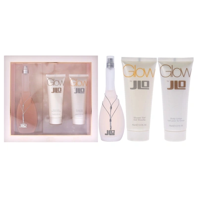 Shop Jennifer Lopez Glow By  For Women - 3 Pc Gift Set 3.4oz Edt Spray, 2.5oz Body Lotion, 2.5oz Shower Ge