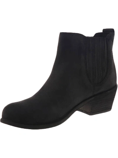 Shop Not Rated Vixen Womens Booties Block Heel Ankle Boots In Black
