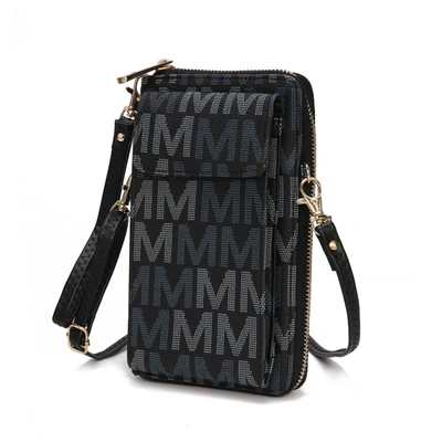 Mkf Collection By Mia K Cossetta 2 In 1 Cell Phone Crossbody/wristlet In Black