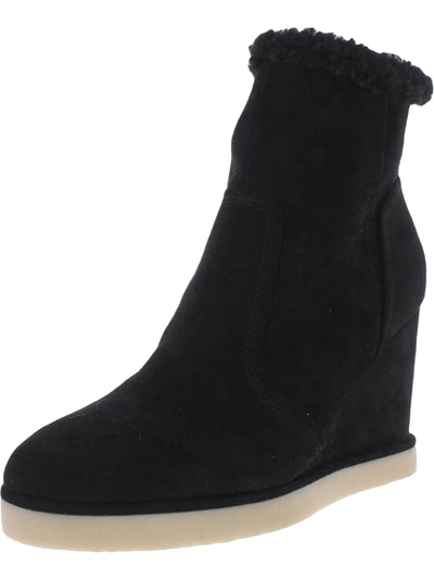 Shop Steven New York Marbella Womens Faux Leather Heel Ankle Boots In Black