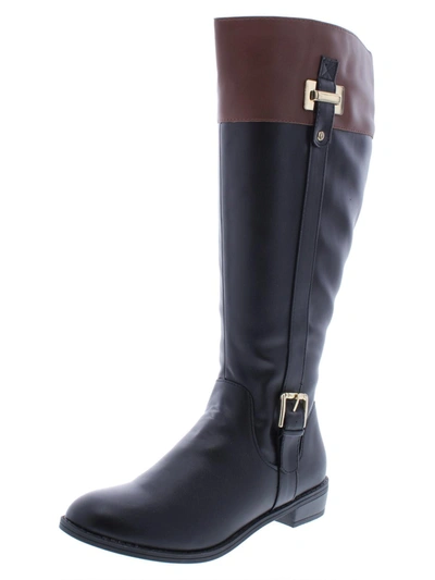 Shop Karen Scott Deliee Womens Wide Calf Riding Boots In Multi