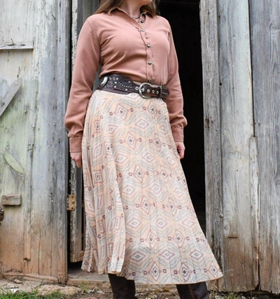 Tasha Polizzi Ester Skirt In Beige In Beige