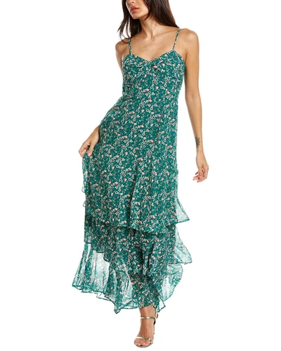 Hutch green outlet ruffle hem dress