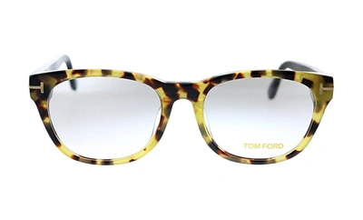 Shop Tom Ford Ft 5433f 056 Oval Eyeglasses In White