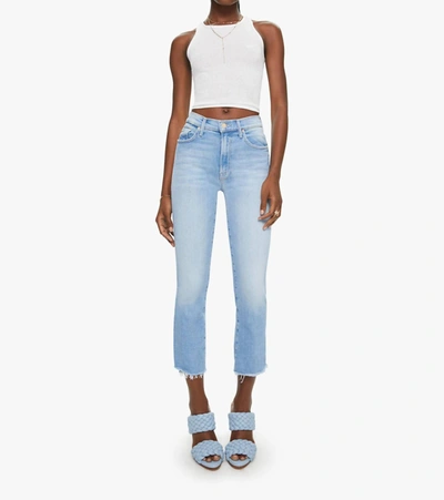 Shop Mother Insider Crop Step Fray Jeans In Limited Edition In Multi