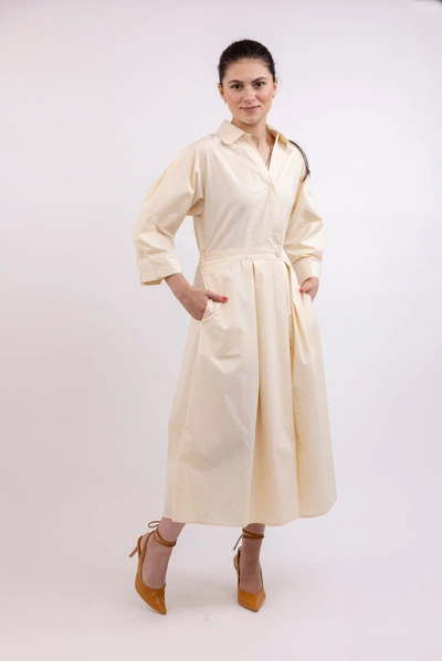 Shop Bereal Mila Dress In Beige