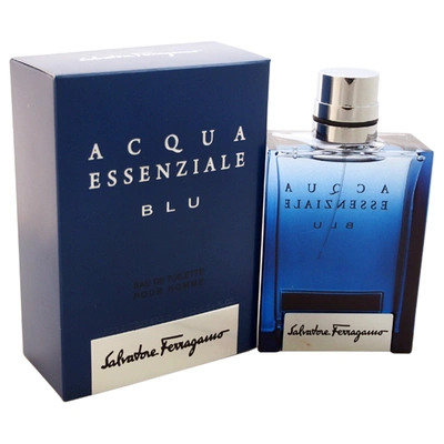 Shop Ferragamo Acqua Essenziale Blu By Salvatore  For Men - 3.4 oz Edt Spray