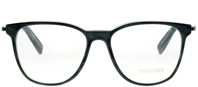 Shop Tom Ford Ft 5384 Square Eyeglasses In White