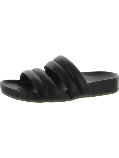 Shop Vionic Mayla Womens Faux Leather Slip On Slide Sandals In Multi