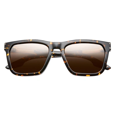 Ivi Vision Gravitas - Bronze Ar Lens In Polished Ambercomb Tortoise - Brushed Gold In Multi