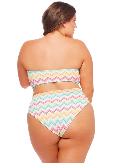 Shop Jmp The Label Monterey Full Coverage Bikini Bottom - Kaleidoscope In Multi