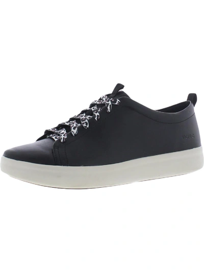 Shop Vionic Paisley Womens Leather Casual And Fashion Sneakers In Black
