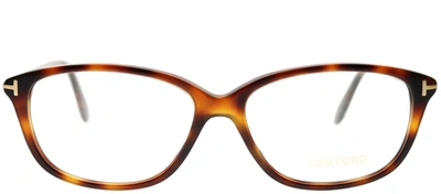 Shop Tom Ford Ft 5316 Rectangle Eyeglasses In White