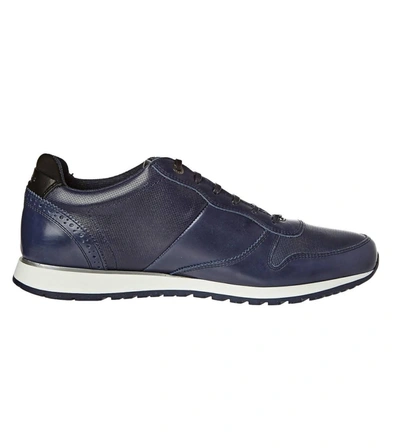 Shop Ted Baker Men's Shindl Shoes In Midnight Blue