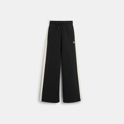 Shop Coach Outlet Track Pants In Black