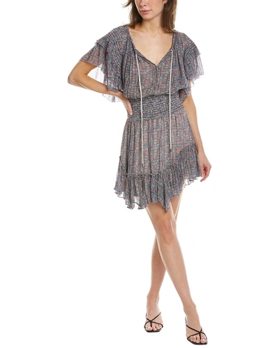 Shop Isabel Marant Étoile Florise Mini Dress In Grey