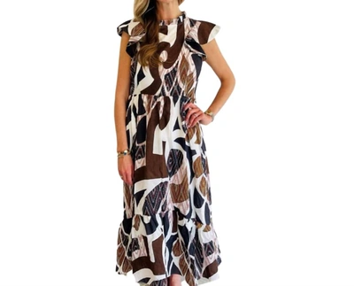 Willa Story Meg Dress In Multi In Multi