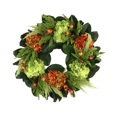 Creative Displays Fall Wreath W/ Hydrangea, Heather, And Berries