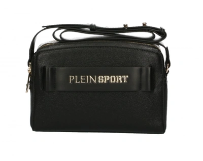 Shop Plein Sport Polyurethane Crossbody Women's Bag In Black