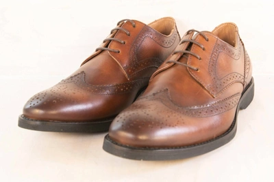 Shop Anatomic Men Classico Shoe In Burgundy In Brown