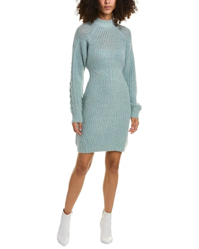 Shop Nicholas Brooklyn Alpaca & Wool-blend Sweaterdress In Green