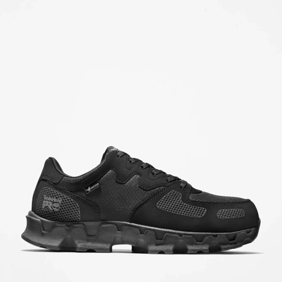 Shop Timberland Men's  Pro Powertrain Alloy Toe Work Sneaker In Black