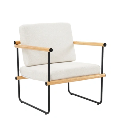 Shop Puredown Teddy Velvet Accent Arm Chair Modern Upholstered Armchair