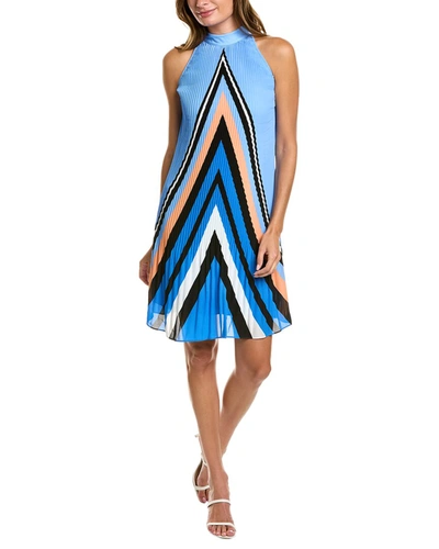 Shop Nanette Lepore Crepe Chiffon Midi Dress In Multi