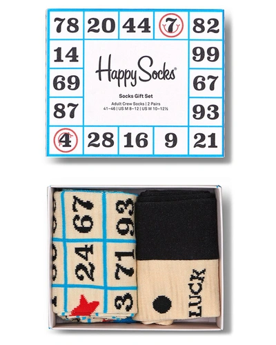 Shop Happy Socks 2pk Feeling Lucky Socks Gift Set In Multi