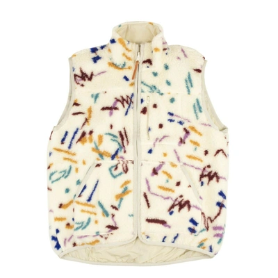 Shop John Elliott White Memphis Jacquard Multicolor Vest In Beige