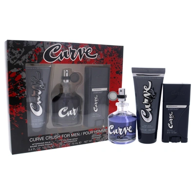 Shop Liz Claiborne Curve Crush By  For Men - 3 Pc Gift Set 2.5oz Edc Spray, 3.4oz After Shave Balm, 1.7oz