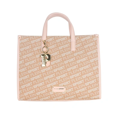 Shop Plein Sport Polyamide Shoulder Women's Bag In Pink