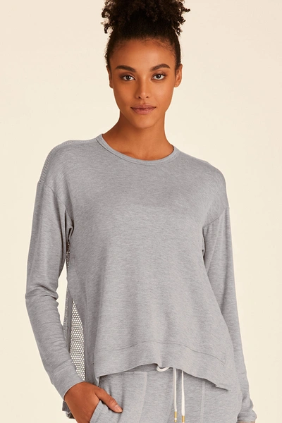 Shop Alala Heron Sweatshirt In Grey