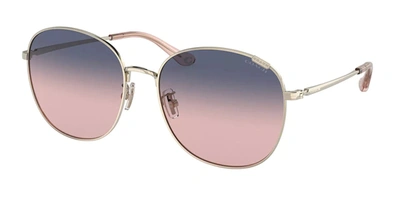 Shop Coach Women's 57mm Sunglasses In Gold
