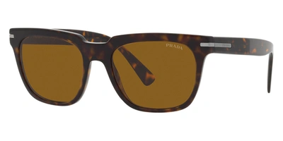 Shop Prada Men's 56mm Sunglasses In Brown