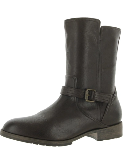 Naturalizer Gloriah Womens Faux Leather Block Heel Mid-calf Boots In Multi