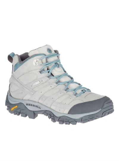 Merrell Women's Moab 2 Prime Mid Waterproof Shoes - Medium In Glacier In Grey