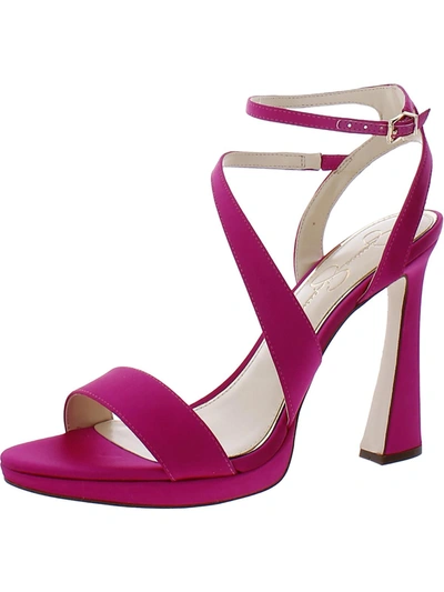 Shop Jessica Simpson Friso Womens Buckle Ankle Strap Pumps In Multi