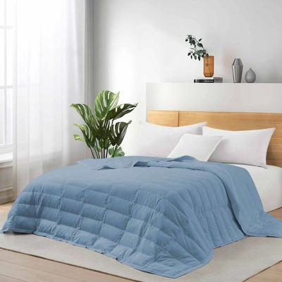 Shop Puredown Tencel Lyocell Lightweight Cooling Down Bed Blanket Comforter, King Or Queen Size Quilt
