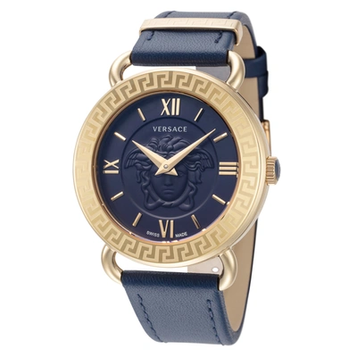 Shop Versace Women's 36mm Quartz Watch In Gold
