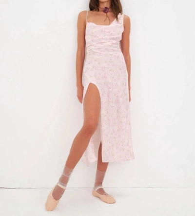 Shop For Love & Lemons Iiana Midi Dress In Pink