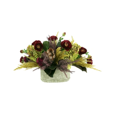 Creative Displays Fall Arrangement W/ Ranunculus, Hydrangea And Protea