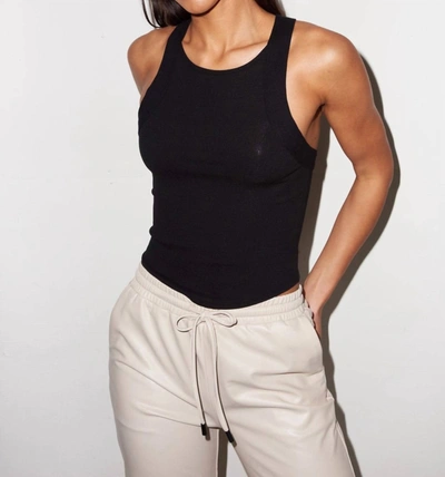 Lna Cielo Tank In Black In Black