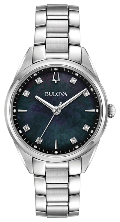 Shop Bulova Women's 32.5mm Quartz Watch In Silver