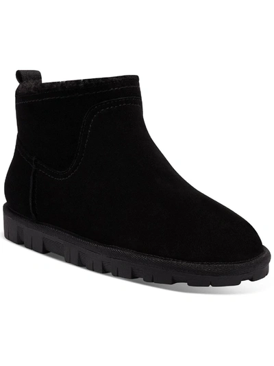 Shop Lucky Brand Dweller Womens Slip On Ankle Booties In Black