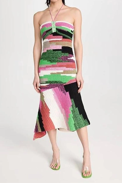 Shop A.l.c Nova Dress In Sedona/green Multi