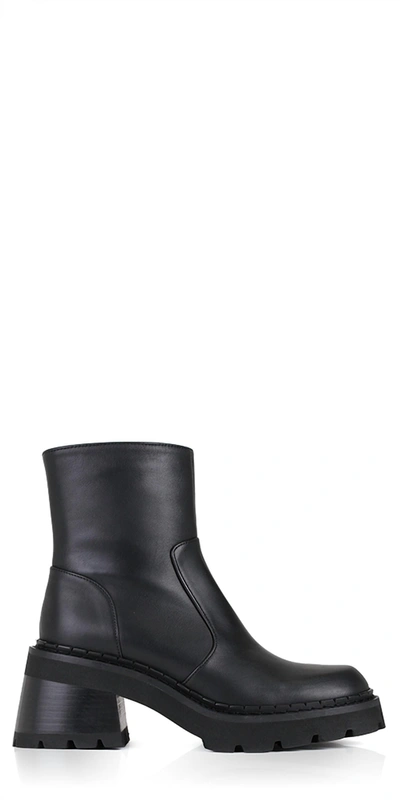 Shop By Far Norris Leather Boots In Black